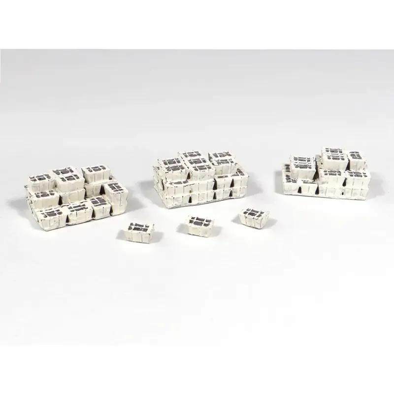 3 différents tas de bourriches d’huîtres + 3 bourriches isolées - Régions & Compagnies GAR055 - HO 1/87 Vente Directe